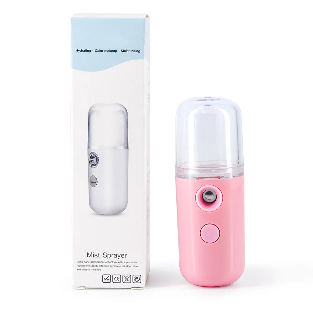 Pulvérisateur Facial à brume USB, humidificateur, nébuliseur Rechargeable, vapeur pour le visage, Instruments de beauté hydratants, outils de soins de la peau