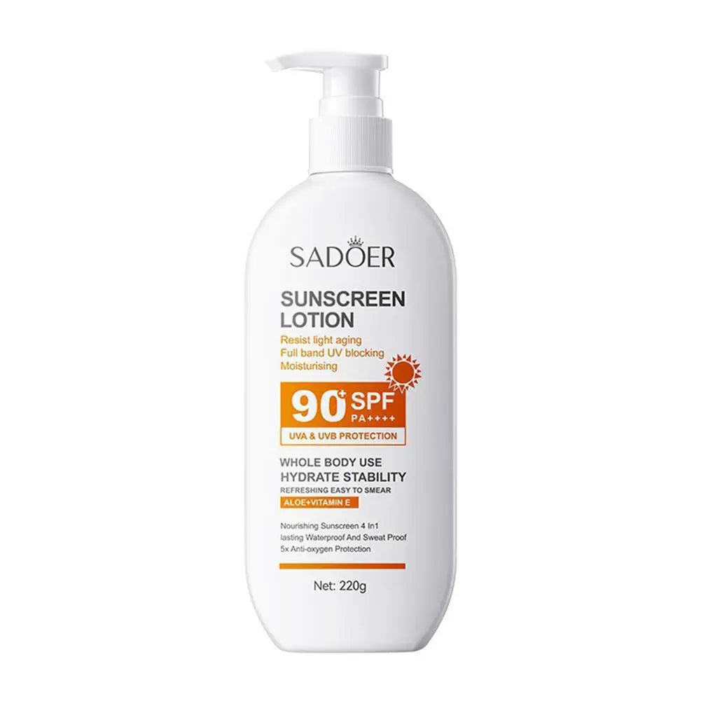 Crème solaire SPF 90 + /SPF 50 + crème d'isolation Anti-oxydante crème solaire hydratante bloquant les UV pour le sport et le protection solaire active