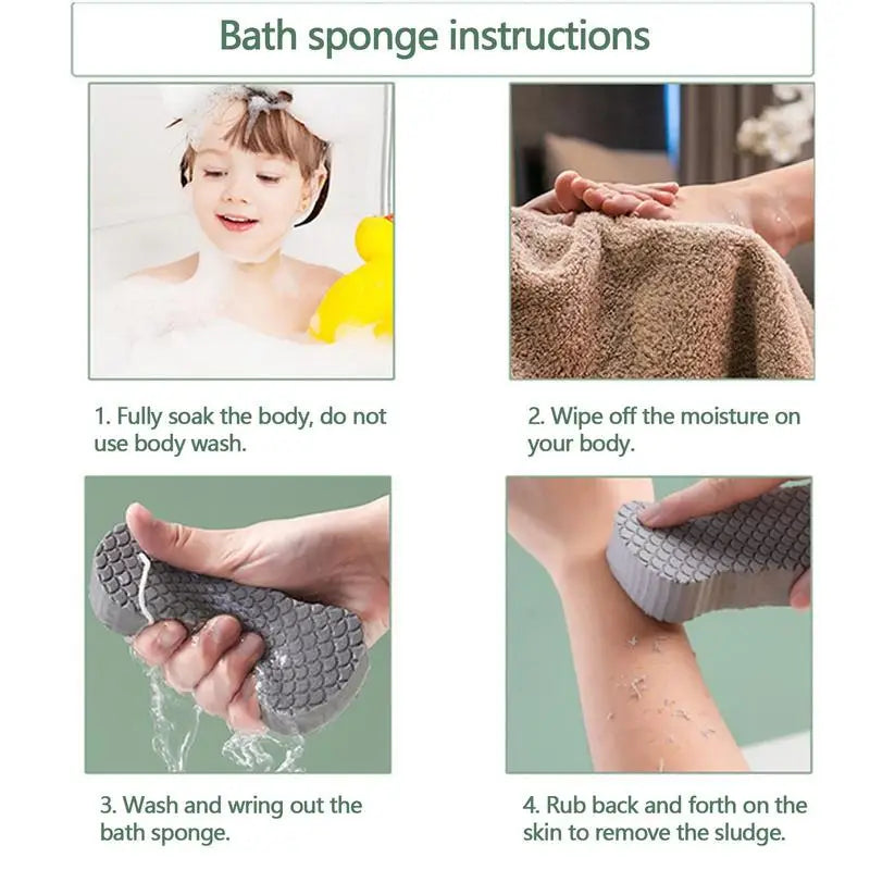 Éponge douce pour le corps, éponge de bain douce, exfoliante 3D, nettoyant pour la peau, brosse de Massage, gant de toilette pour le corps, fournitures de douche