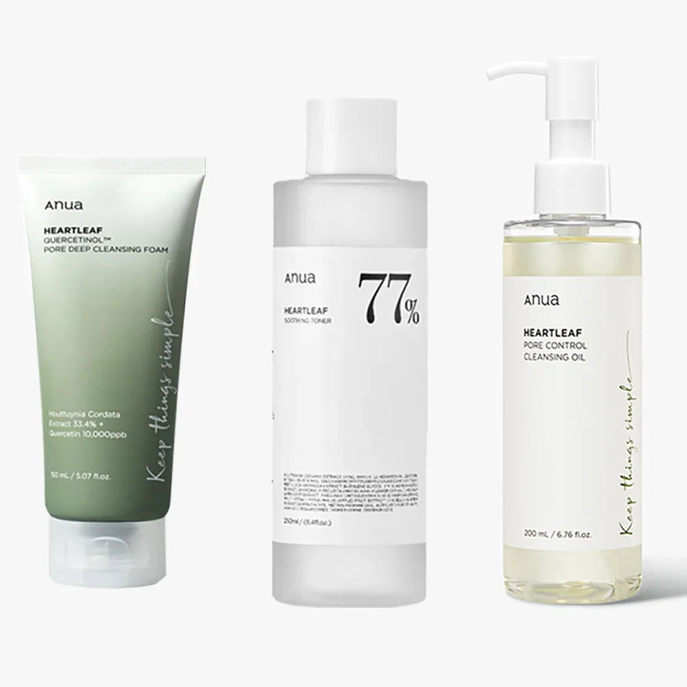 Anua soins de la peau HeartLeaf 77 Toner hydratant pores huile nettoyante exfoliant contrôle de l'huile Quercetin lavage du visage nettoyage en profondeur