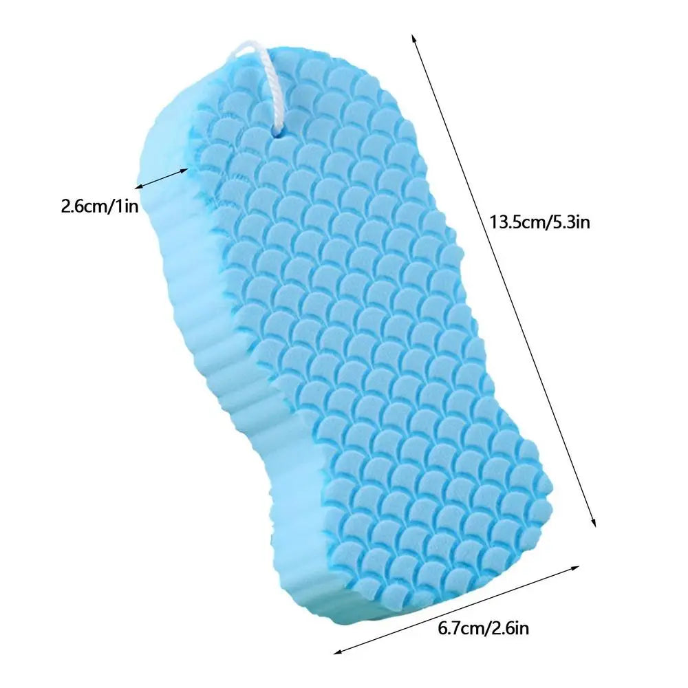Éponge douce pour le corps, éponge de bain douce, exfoliante 3D, nettoyant pour la peau, brosse de Massage, gant de toilette pour le corps, fournitures de douche