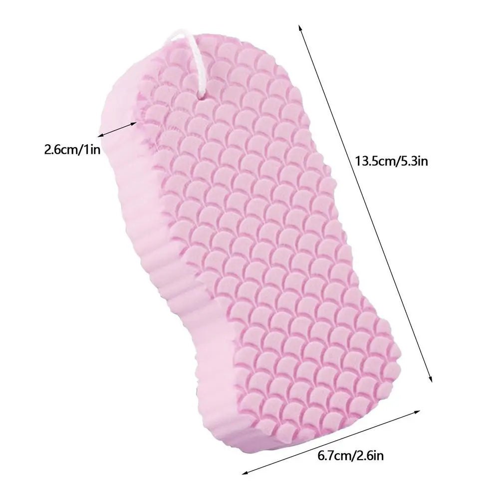 Éponge douce pour le corps, éponge de bain douce, exfoliante 3D, nettoyant pour la peau, brosse de Massage, gant de toilette pour le corps, fournitures de douche