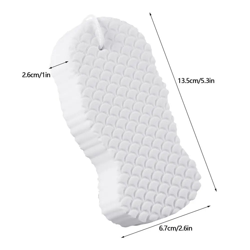 Éponge douce pour le corps, éponge de bain douce, exfoliante 3D, nettoyant pour la peau, brosse de Massage, gant de toilette pour le corps, fournitures de douche