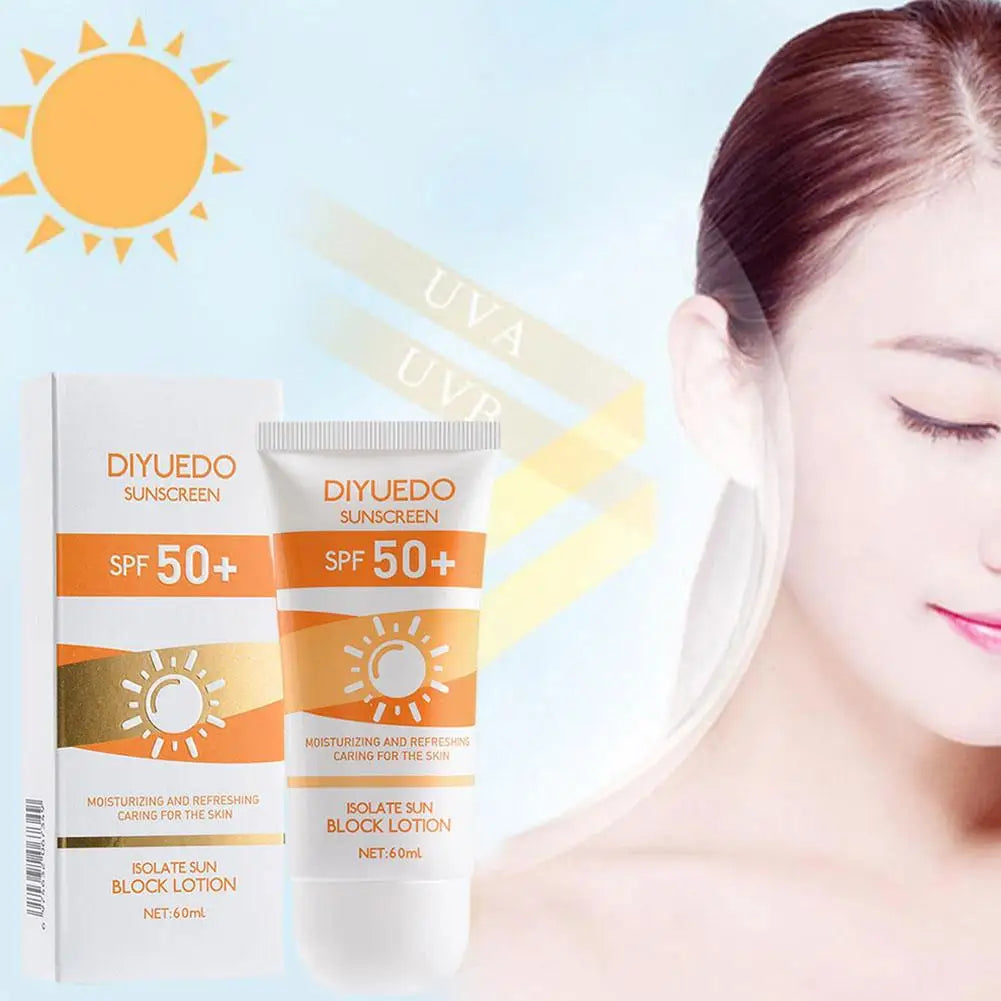 Crème solaire SPF 90 + /SPF 50 + crème d'isolation Anti-oxydante crème solaire hydratante bloquant les UV pour le sport et le protection solaire active
