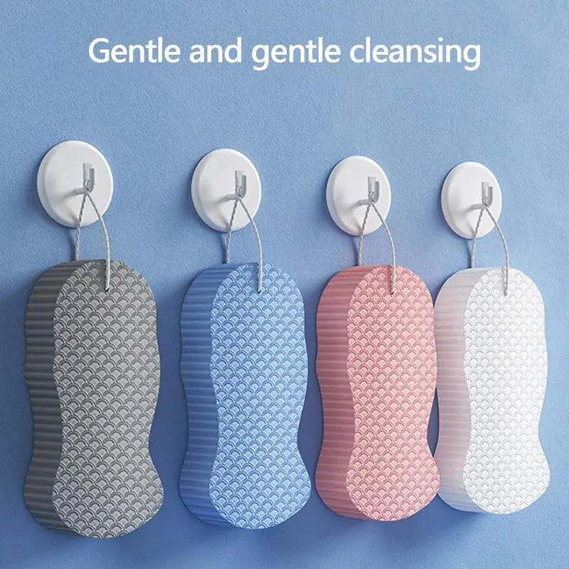 Éponge douce pour le corps, éponge de bain douce, exfoliante 3D, nettoyant pour la peau, brosse de Massage, gant de toilette pour le corps, fournitures de douche